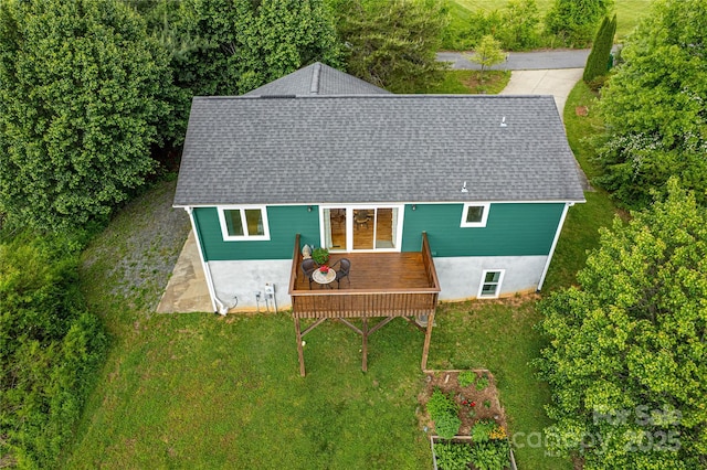 18 Benzington Way, Leicester, NC 28748 - aerial view of property and surrounding area