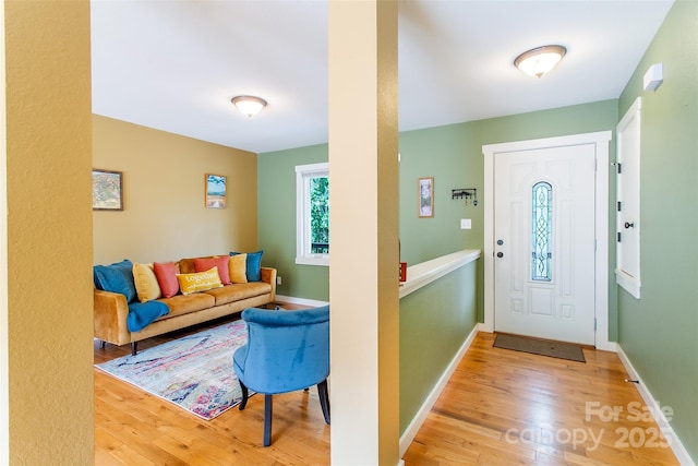 18 Benzington Way, Leicester, NC 28748 - foyer entrance with wood finished floors and baseboards