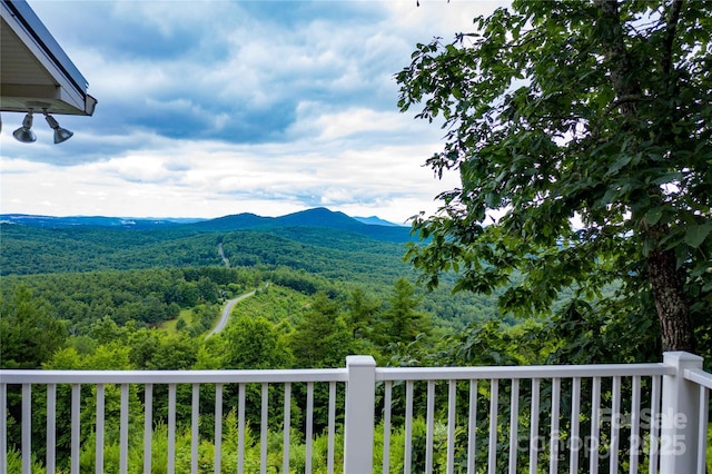 1053 Rich Hill Mountain Rd, Glade Valley, NC 28627 - property view of mountains with a view of trees
