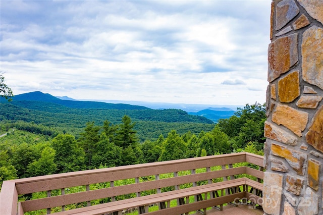 1053 Rich Hill Mountain Rd, Glade Valley, NC 28627 - mountain view featuring a view of trees