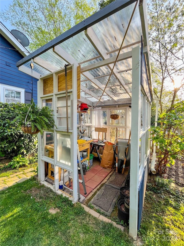 view of greenhouse