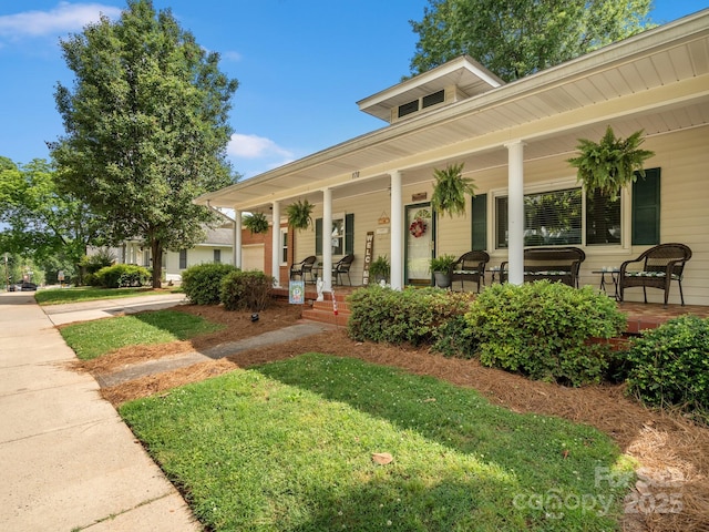 170 8th Ave, Cramerton, NC 28032 - bungalow featuring a porch and a front lawn
