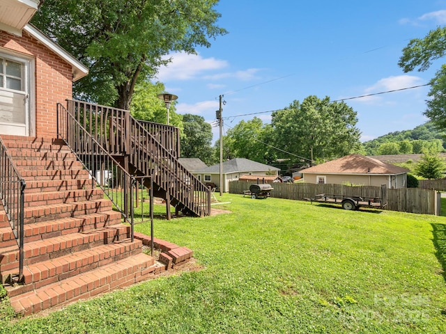 170 8th Ave, Cramerton, NC 28032 - view of yard featuring stairs