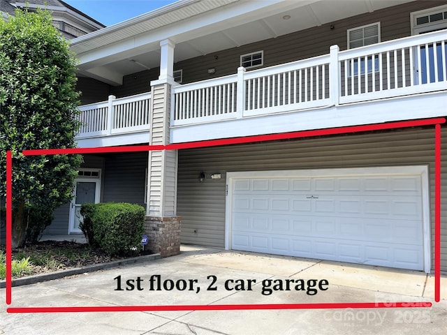9047 Rosalyn Glen Rd, Cornelius, NC 28031 - exterior space featuring an attached garage