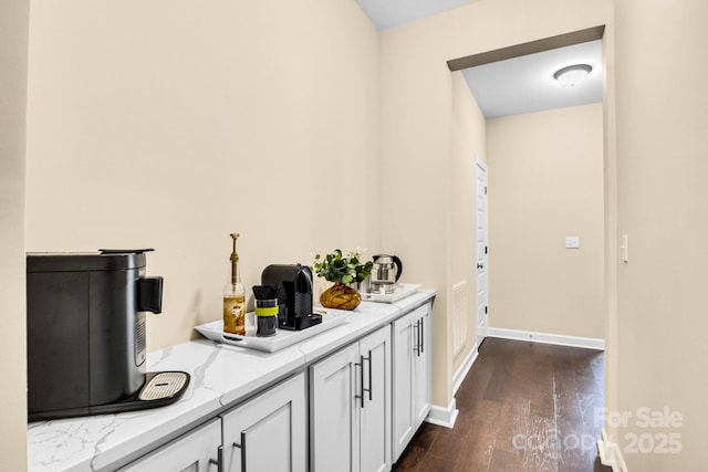 2854 Harlinsdale Dr, Rock Hill, SC 29732 - bar featuring dark wood-style flooring and baseboards