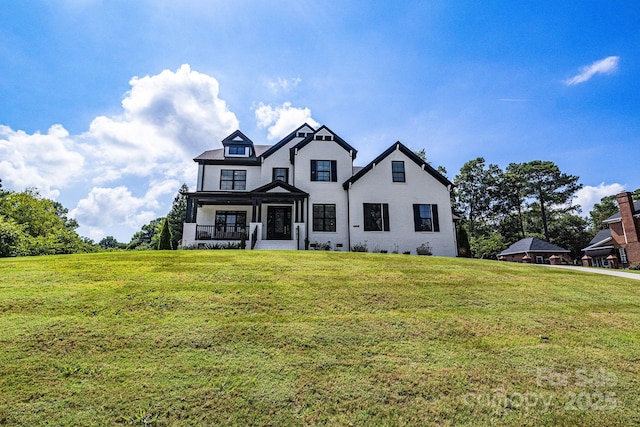2854 Harlinsdale Dr, Rock Hill, SC 29732 - modern farmhouse with covered porch and a front lawn