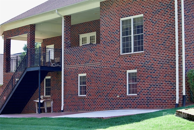 5342 Beacon Ridge Dr, Granite Falls, NC 28630 - view of side of home featuring brick siding