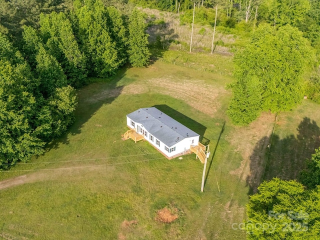 view from above of property