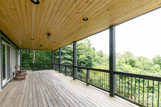 view of deck