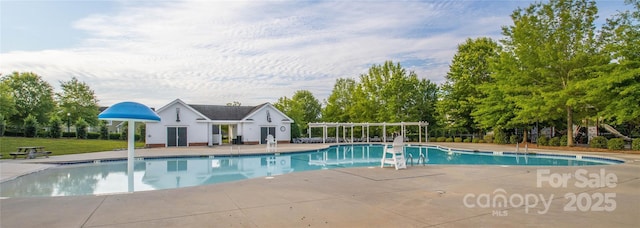 1855 Second Baxter Xing, Fort Mill, SC 29708 - community pool with a patio area and view of scattered trees
