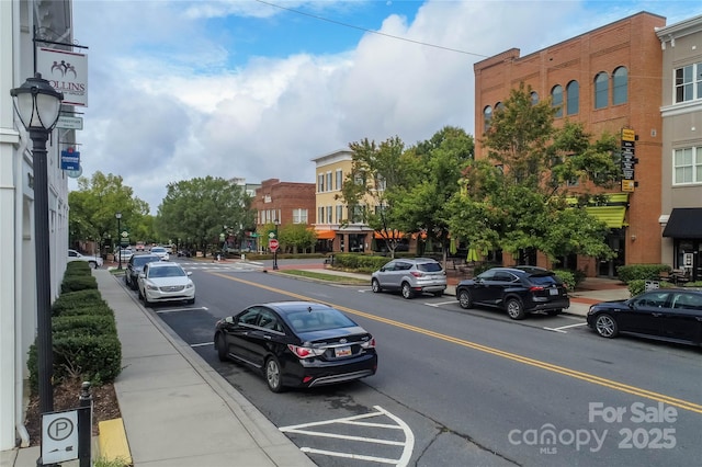 1855 Second Baxter Xing, Fort Mill, SC 29708 - view of asphalt road with sidewalks, curbs, street lights, and traffic signs