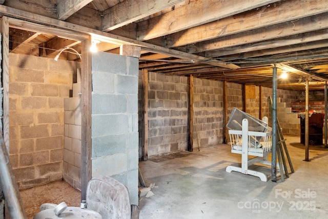 130 Casper Rd, Gold Hill, NC 28071 - view of unfinished basement