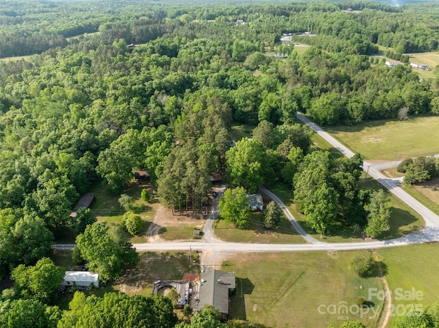 130 Casper Rd, Gold Hill, NC 28071 - aerial view with a wooded view