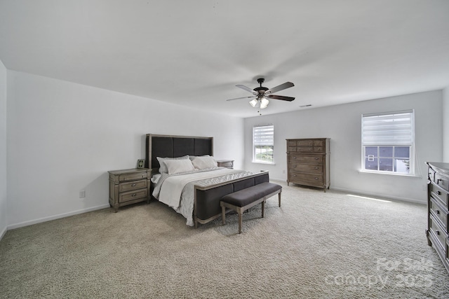 9029 Woodview Ct, Fort Mill, SC 29707 - carpeted bedroom featuring baseboards and ceiling fan
