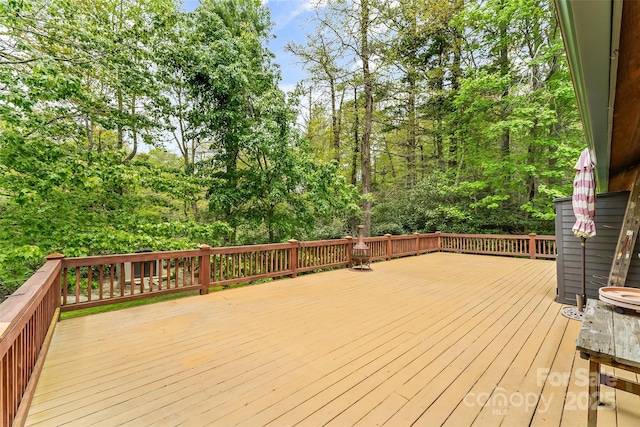 6562 Gingercake Rd, Newland, NC 28657 - view of wooden terrace
