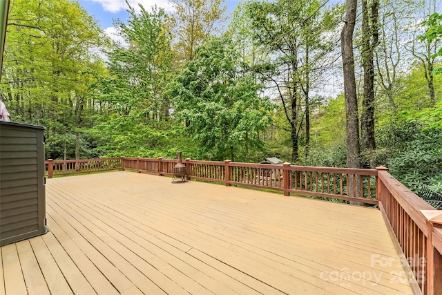 6562 Gingercake Rd, Newland, NC 28657 - view of deck