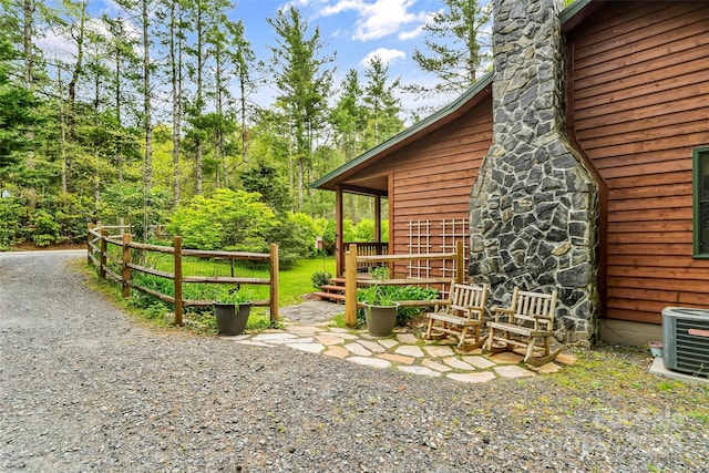 6562 Gingercake Rd, Newland, NC 28657 - view of yard featuring cooling unit