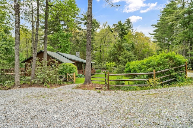 6562 Gingercake Rd, Newland, NC 28657 - view of community featuring fence and a wooded view