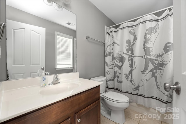 9159 Marasol Ln, Concord, NC 28027 - full bath with toilet, vanity, and tile patterned flooring