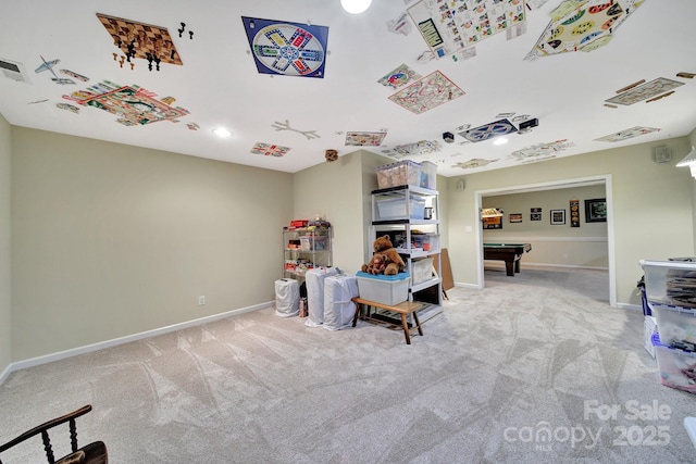 160 Fernbrook Dr, Mooresville, NC 28117 - game room with carpet floors and billiards