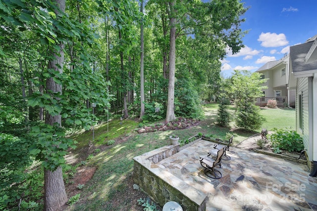 160 Fernbrook Dr, Mooresville, NC 28117 - view of yard featuring a patio area