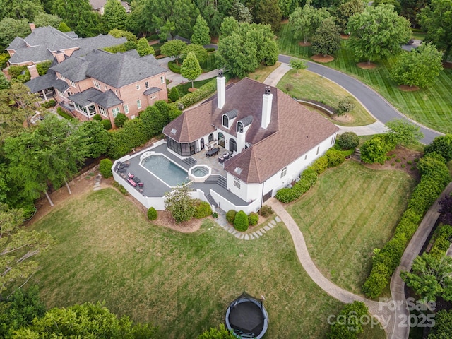 5400 Challisford Ln, Charlotte, NC 28226 - bird's eye view