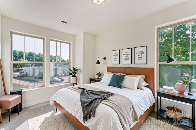 2907 W Trade St, Charlotte, NC 28208 - bedroom featuring visible vents, baseboards, and carpet floors