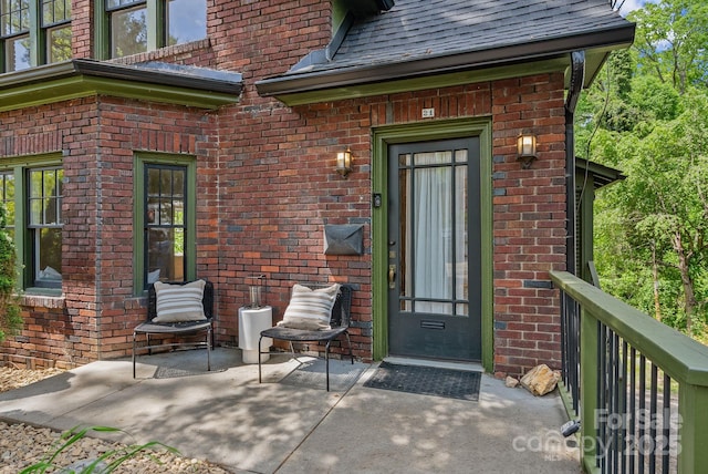 21 Sylvan Ave, Asheville, NC 28801 - property entrance featuring brick siding