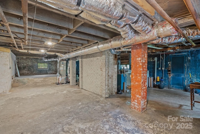 21 Sylvan Ave, Asheville, NC 28801 - basement with heating unit