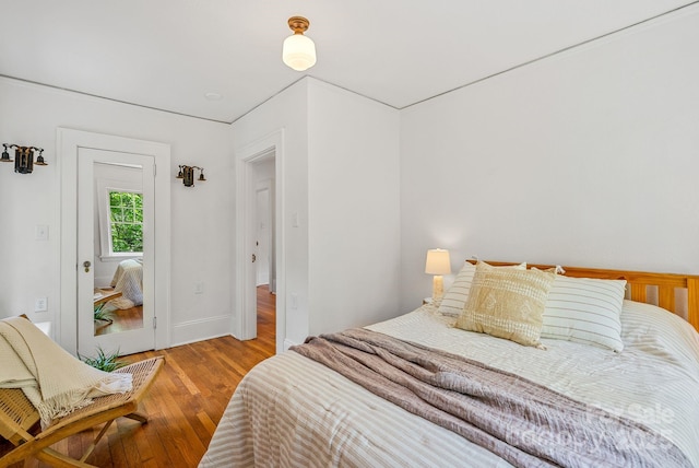 21 Sylvan Ave, Asheville, NC 28801 - bedroom with wood finished floors and baseboards