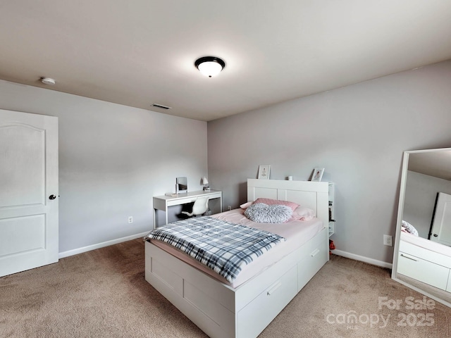 6541 Hasley Woods Dr, Huntersville, NC 28078 - bedroom with baseboards, visible vents, and light colored carpet