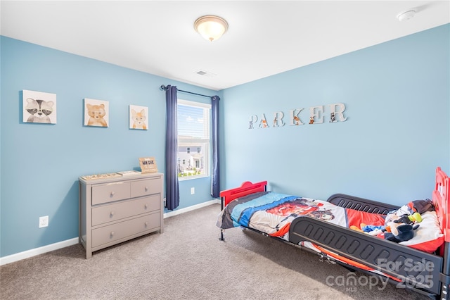 133 W Neel Ranch Rd, Mooresville, NC 28115 - bedroom with carpet flooring, baseboards, and visible vents