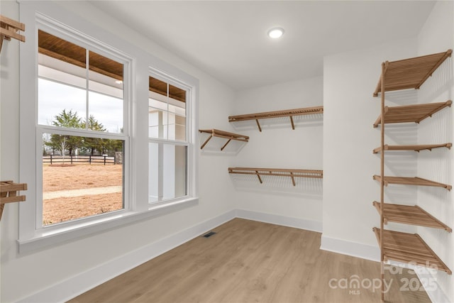 4095 Kingfisher Dr, York, SC 29745 - walk in closet featuring visible vents and light wood-style flooring