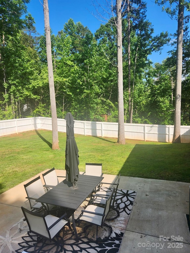 2025 Kisatchie Dr, Hickory Grove, SC 29717 - view of patio / terrace featuring outdoor dining area