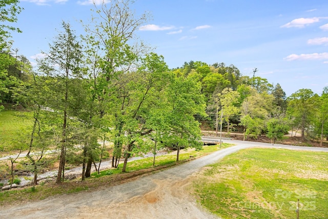 view of property's community featuring driveway