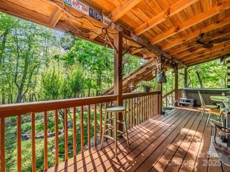 323 Acorn Ln Unit 6, 5, Rutherfordton, NC 28139 - view of wooden deck