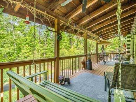 323 Acorn Ln Unit 6, 5, Rutherfordton, NC 28139 - view of wooden terrace