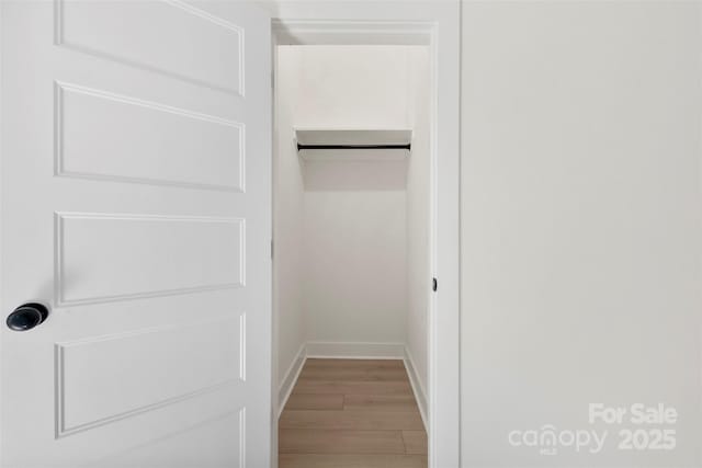 view of closet