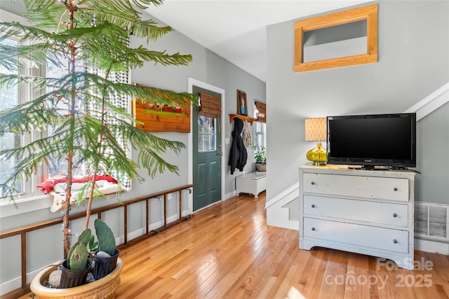 102 Altamahaw Ave, Black Mountain, NC 28711 - entrance foyer with hardwood / wood-style flooring