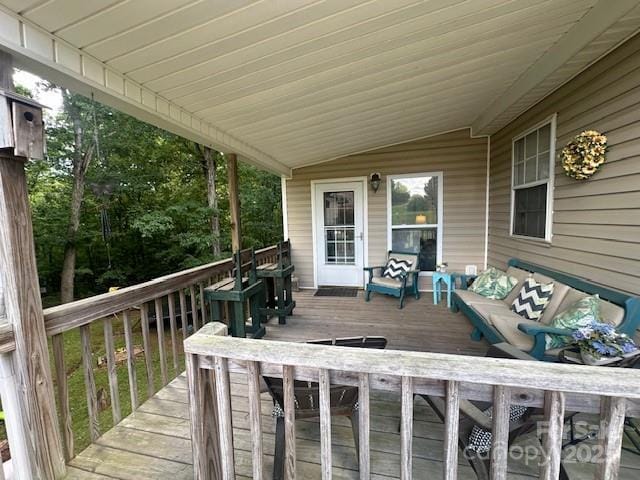 view of deck
