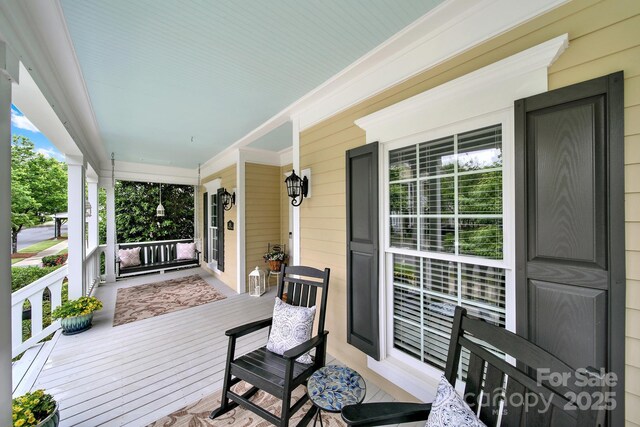 3426 Richards Xing, Fort Mill, SC 29708 - wooden terrace featuring a porch