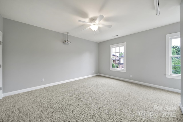 3426 Richards Xing, Fort Mill, SC 29708 - carpeted spare room with ceiling fan, healthy amount of natural light, and baseboards