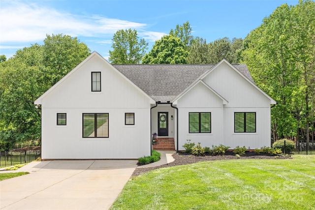 184 Quiet Cove Rd, Mooresville, NC 28117 - modern inspired farmhouse with a shingled roof