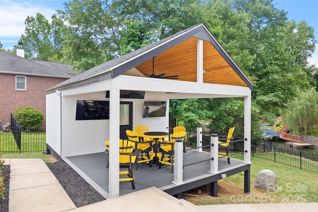184 Quiet Cove Rd, Mooresville, NC 28117 - exterior space featuring a gazebo