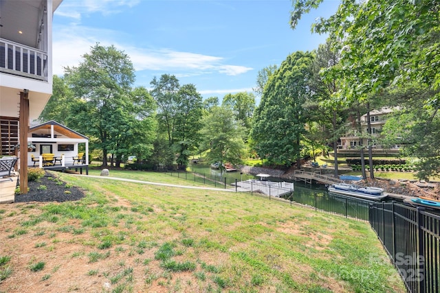 184 Quiet Cove Rd, Mooresville, NC 28117 - view of yard featuring a water view and view of wooded area