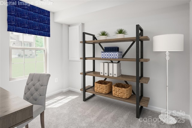 1430 Samuel St, Charlotte, NC 28206 - office with carpet and baseboards