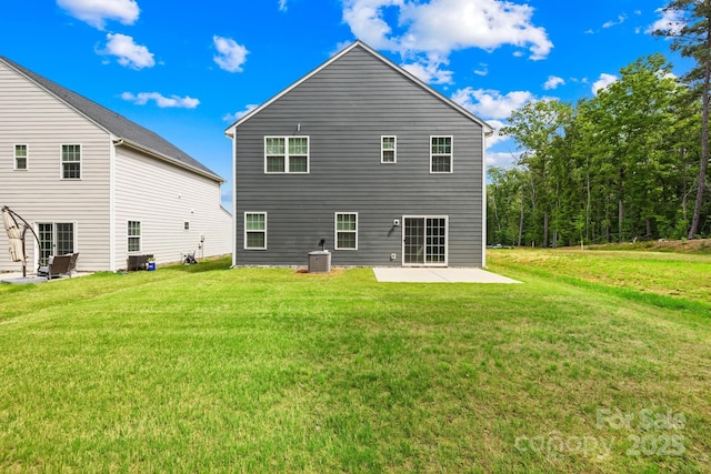 2012 Slippery Rock Ln, Monroe, NC 28112 - rear view of property with a patio and a yard