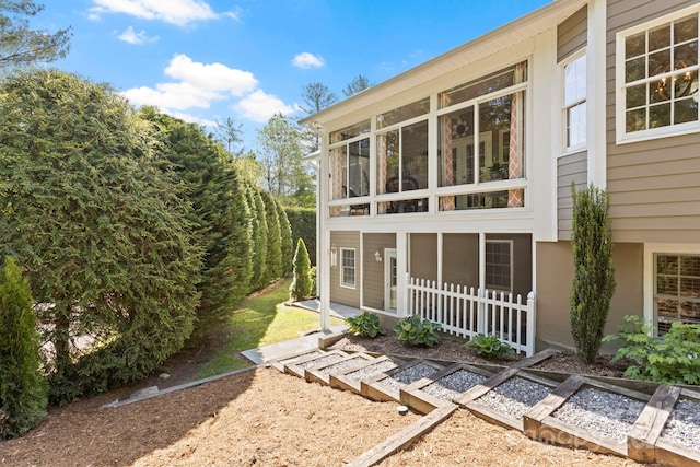 216 Cold Stream Way, Hendersonville, NC 28791 - view of rear view of property