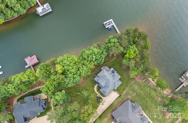 112 Nautilus Ct, Troutman, NC 28166 - aerial overview of property's location with a large body of water