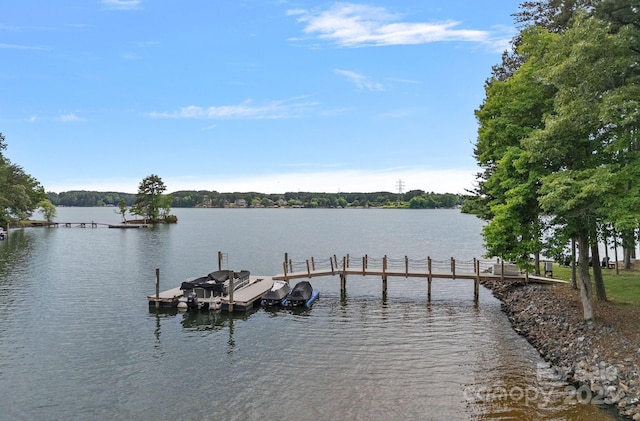 112 Nautilus Ct, Troutman, NC 28166 - dock area with a water view